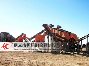 云南客戶實拍砂石生產線現場